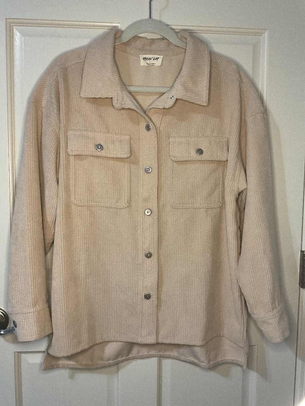 Boutique Brand Corduroy Button Down Jacket